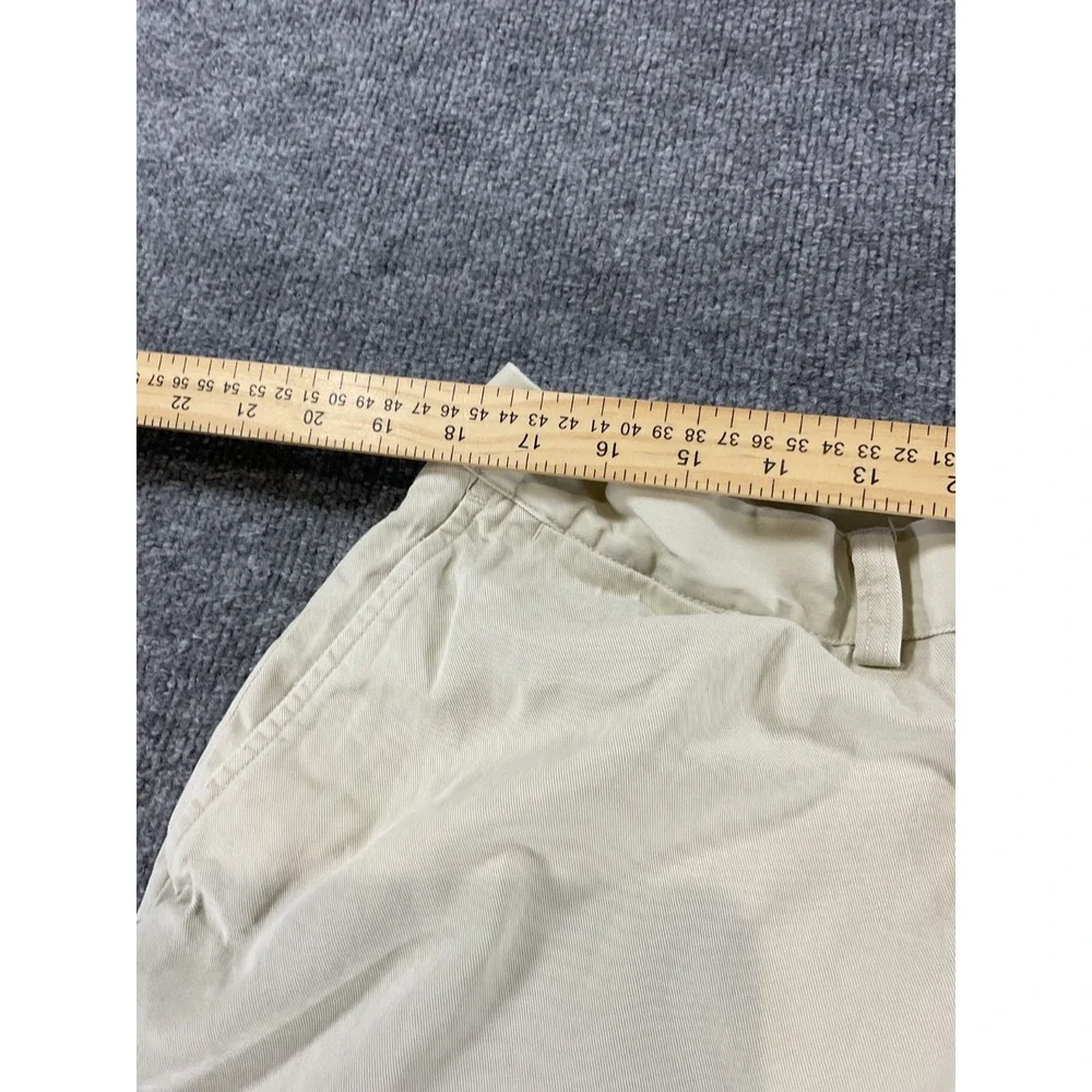 Polo Ralph Lauren Shorts Mens Size 40 Khaki Classic Fit Chino Casual Cotton Flat